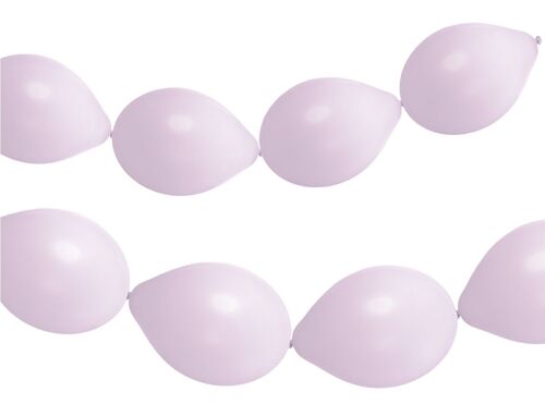 Knoopballonnen voor Ballonnenslinger Powder Lilac Mat 33cm - 8 stuks