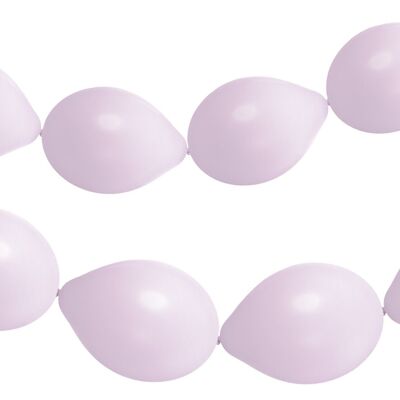 Knoopballonnen voor Ballonnenslinger Powder Lilac Mat 33cm - 8 stuks