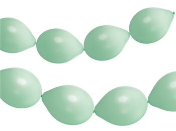 Ballons boutons pour Balloon Garland Poudre Pistache Mat 33cm - 8 pièces 1