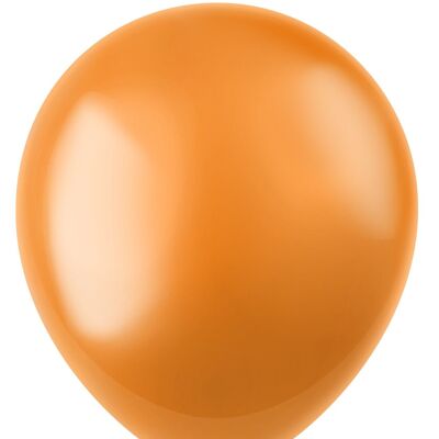 Ballonnen Radiant Marigold Orange Metallic 33cm - 50 stuks