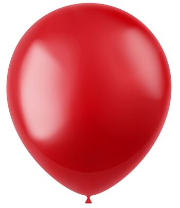 Ballons Radiant Fiery Red Metallic 33cm - 50 pièces 1