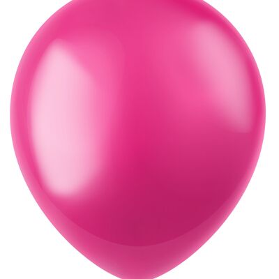 Luftballons Radiant Fuchsia Pink Metallic 33cm - 50 Stück