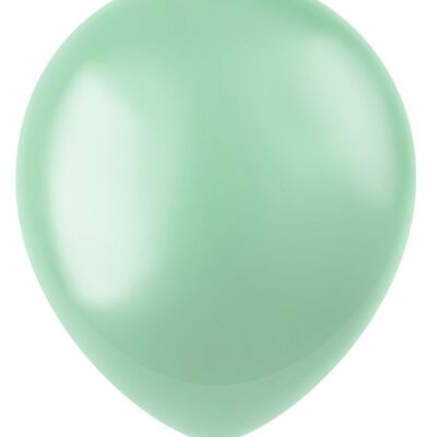 Luftballons Radiant Minty Green Metallic 33cm - 50 Stück