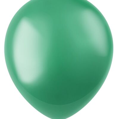 Balloons Radiant Regal Green Metallic 33cm - 50 pieces