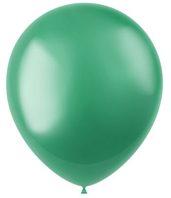 Ballons Radiant Regal Green Metallic 33cm - 50 pièces 1