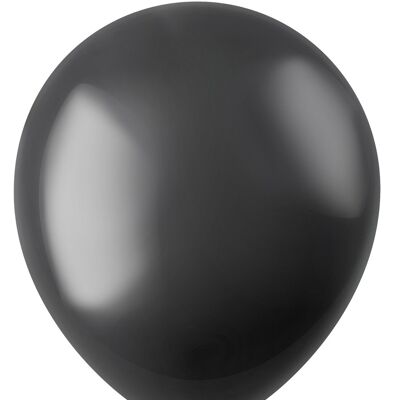 Ballonnen Radiant Onyx Black Metallic 33cm - 50 stuks