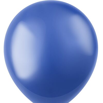 Ballonnen Radiant Royal Blue Metallic 33cm - 100 stuks