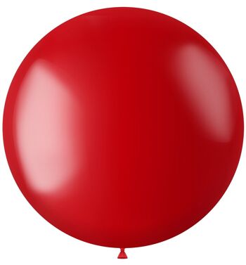 Ballon XL Radiant Rouge Feu Métallisé - 78cm 2