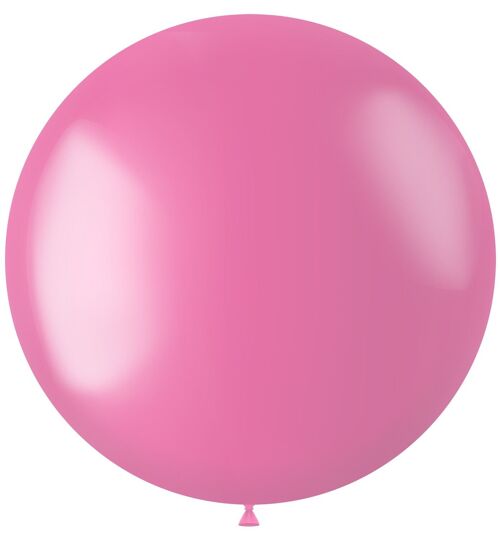 Ballon XL Radiant Bubblegum Pink Metallic - 78 cm