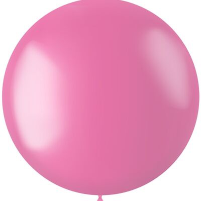 Ballon XL Radiant Bubblegum Rose Métallisé - 78 cm