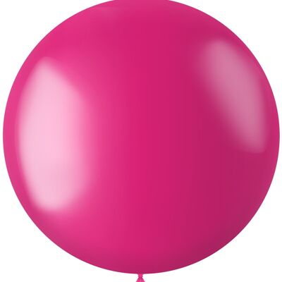 Ballon XL Radiant Rose Fuchsia Métallisé - 78 cm