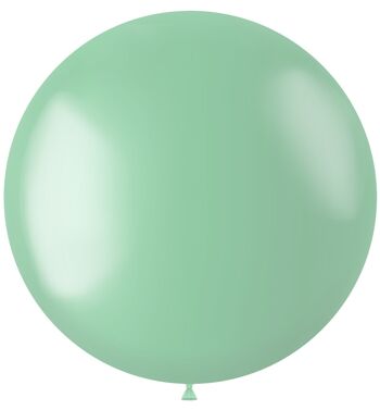 Ballon XL Radiant Vert Menthe Métallisé - 78 cm 2