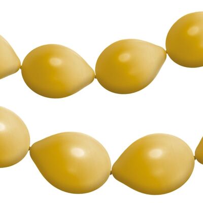 Ballons boutons pour Balloon Garland Stardust Gold Metallic 33cm - 8 pièces