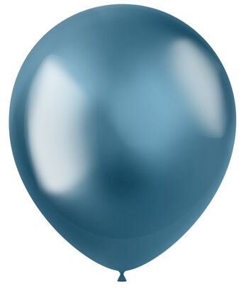 Ballons Bleu Intense 33cm - 50 pièces 1