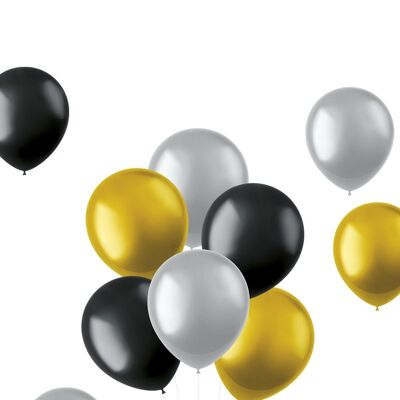 Globos Rich Metallics 33cm - 50 piezas