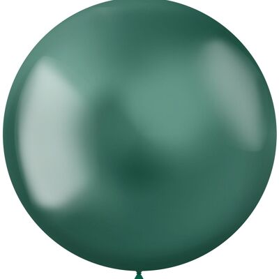 Globos Verde Intenso 48cm - 5 piezas