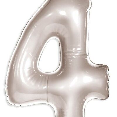 Inflatable figure 4 silver