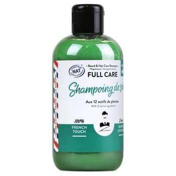 FULL CARE - Shampoing de Soin Barbe & Cheveux pour Hommes 4