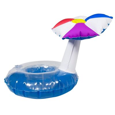 Parasol porte-gobelet gonflable