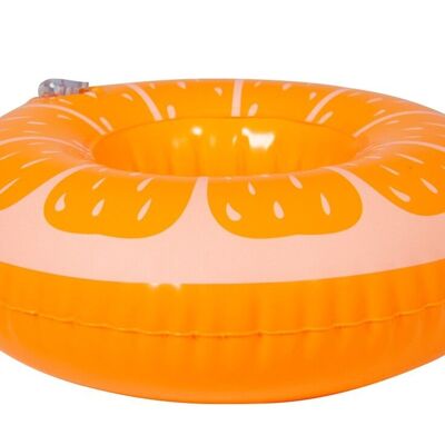 Inflatable Cup Holder Orange - 17x17cm