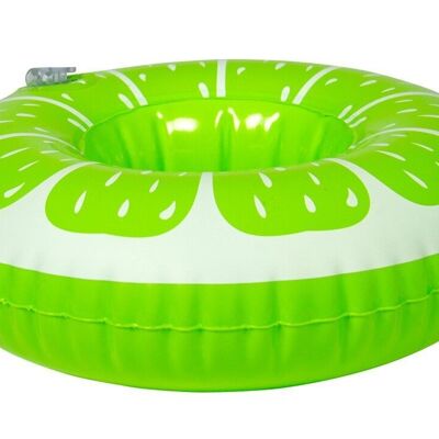 Inflatable Cup Holder Lime - 17x17cm