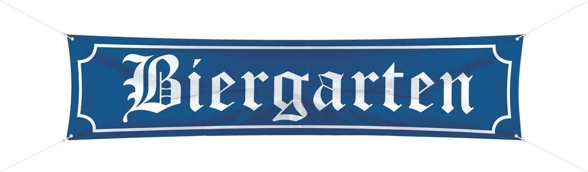 Banner Biergarten 180x40cm