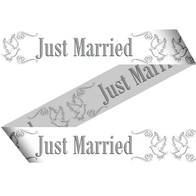 Barrier tape Just Married - 15 meters