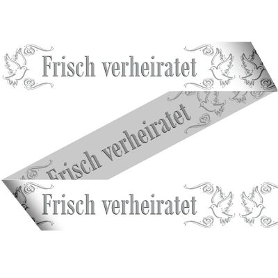 Cinta de marcar 'Frisch Verheiratet' - 15 metros