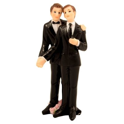 Wedding figure gay couple