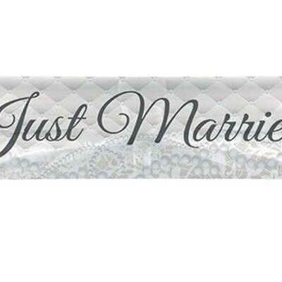 Spandoek Just Married 300x60cm