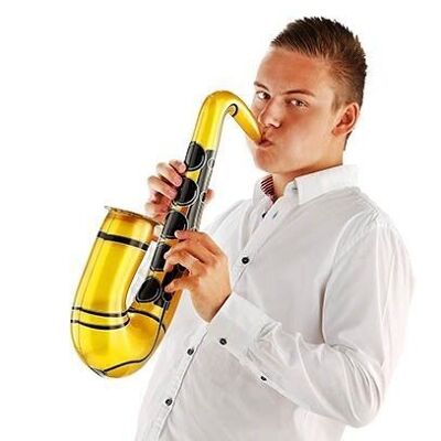 Inflatable Saxophone Gold