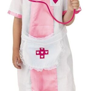 Costume Infirmière Rose Filles M - 116-134 - 6-8 ans