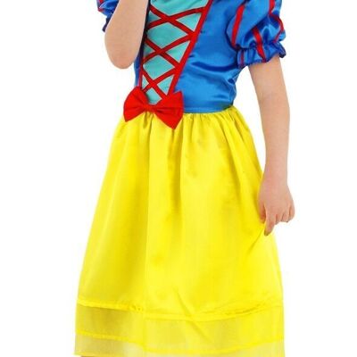 Vestido Princesa Blancanieves Niña - Talla Infantil S - 98-116