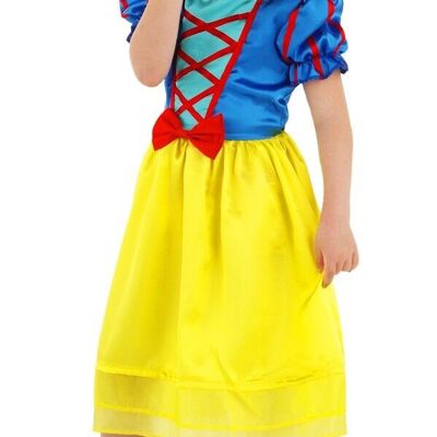 Princess Dress Snow White Girls - Child Size M - 116-134