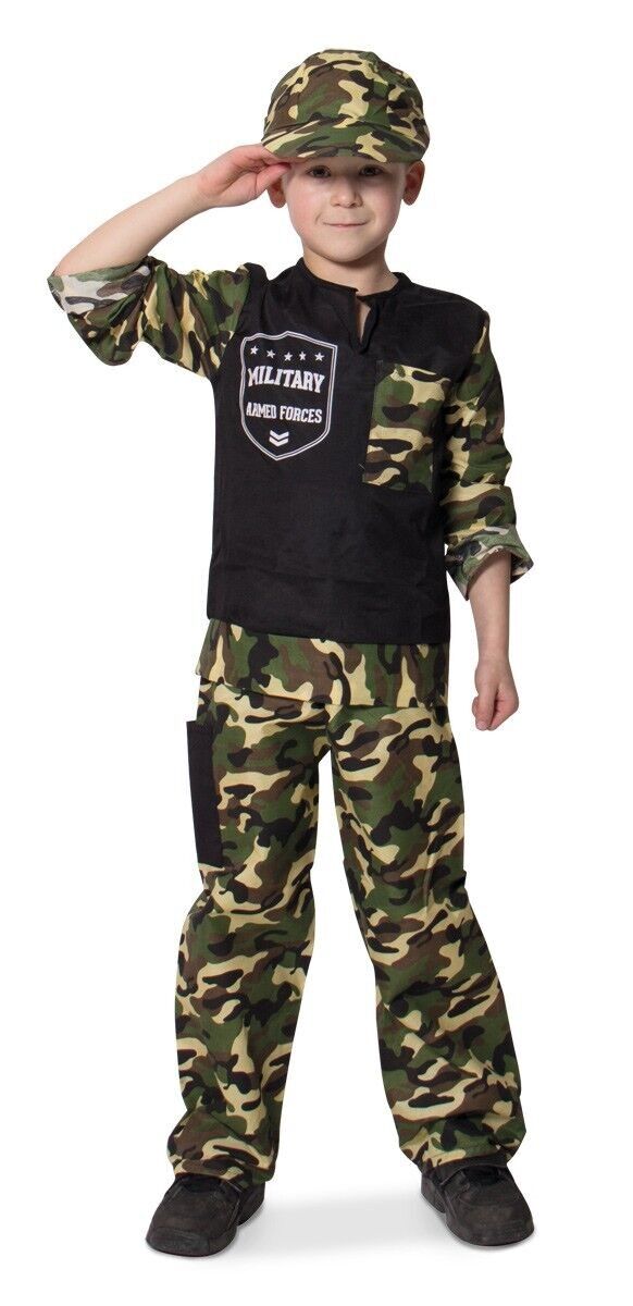 Army Infantry Soldier Suit 3-Teiler - Kindergröße M