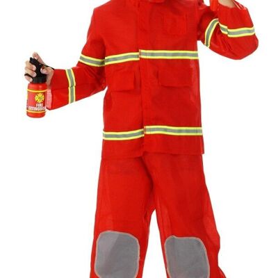 Fireman's suit 3-piece - Children's size M - 116-134