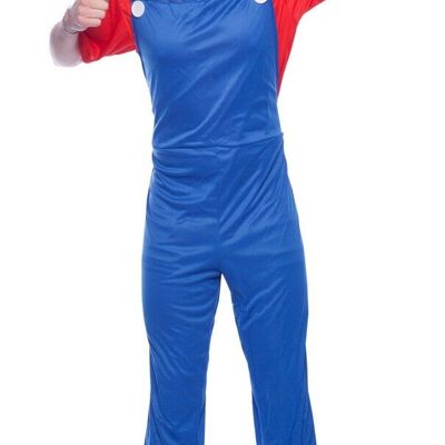 Super Loodgieter Rood Kostuum Heren M-L