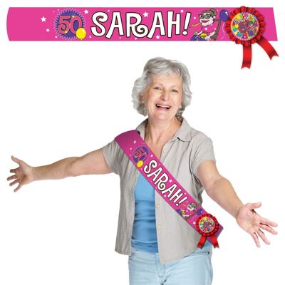 50 anni Sarah Party Fascia