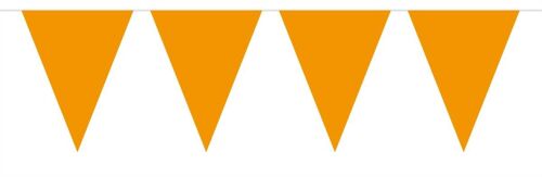 Oranje Vlaggenlijn Effen - 10 meter