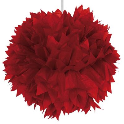 Pompon rojo 30cm