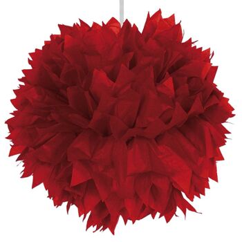 Pompon rouge 30cm 1