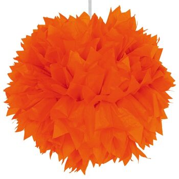 Pompon orange 30cm 1