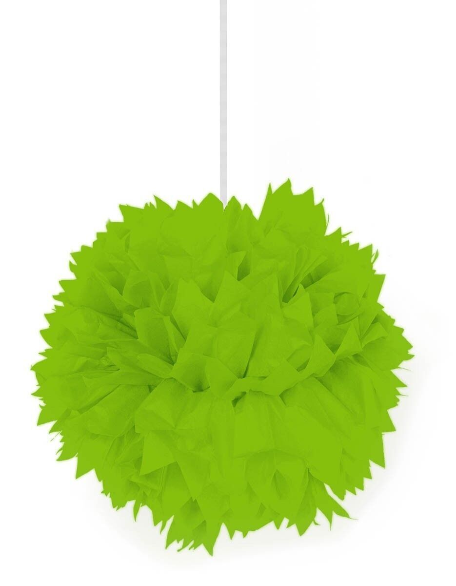 Pompon verde lima 30cm