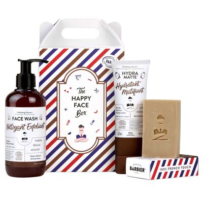 THE HAPPY FACE BOX - Set de cuidado facial para Hombre