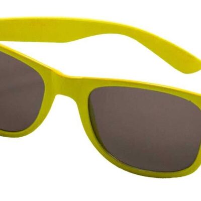 Lunettes Blues Brothers jaune fluo