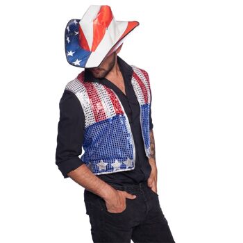 Chapeau Cowboy en Carton USA 1