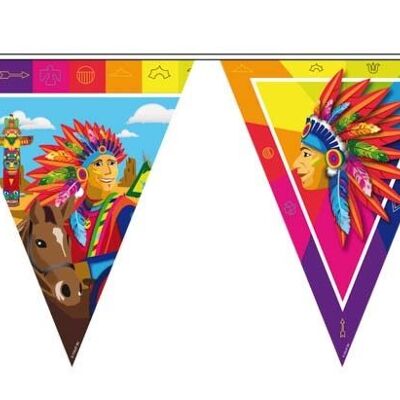 Banderines Fiesta India - 10 metros