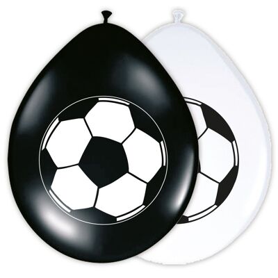 Ballons avec Football 30cm - 8 pièces