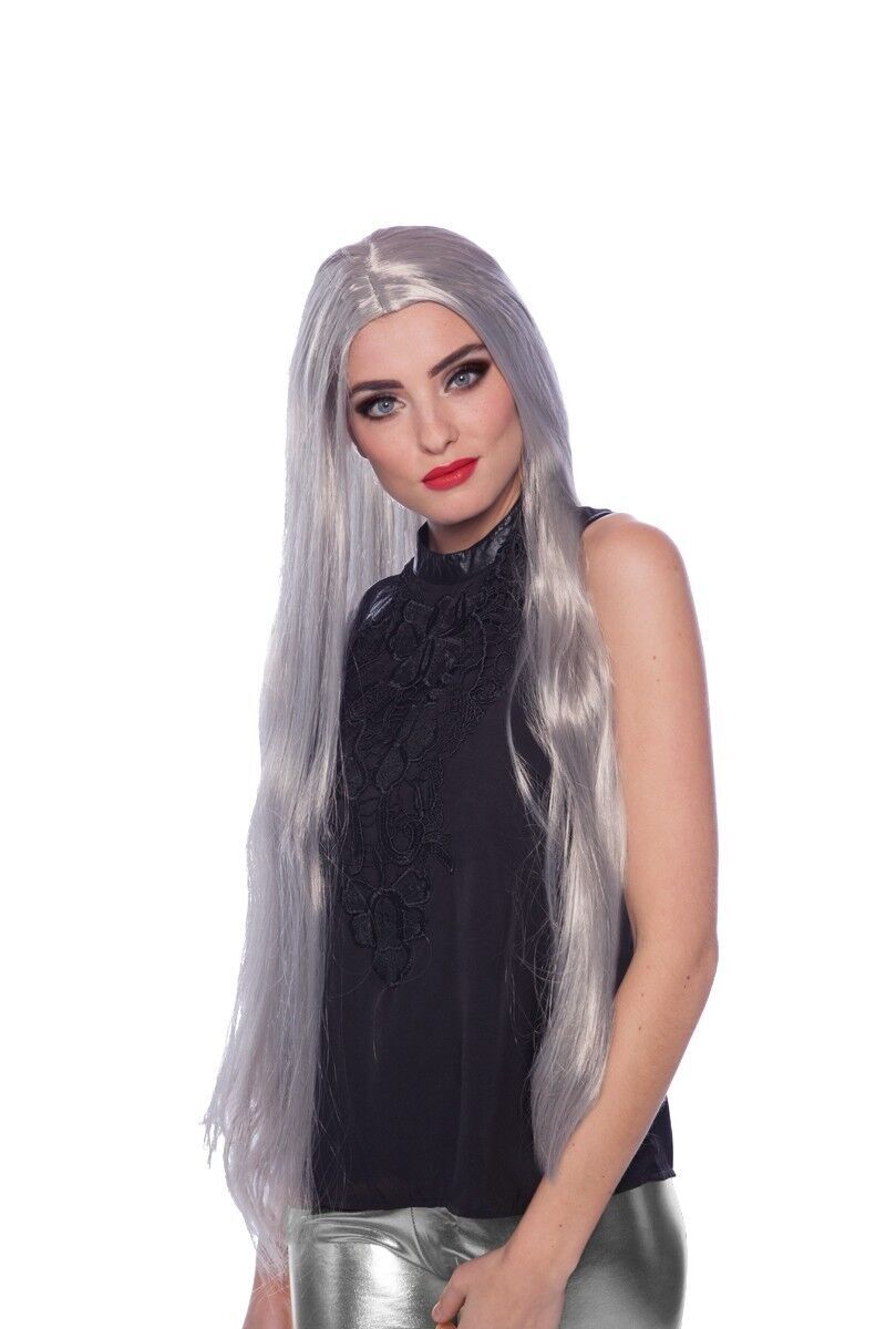 Silver Wig Long Hair