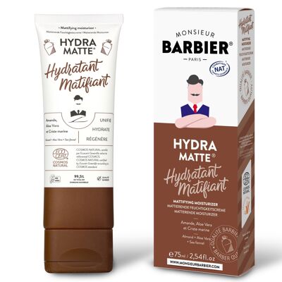 HYDRA MATTE - Crema Hidratante Matificante Natural para Hombre